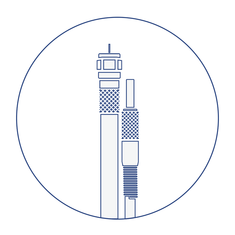 BNC siamese cable