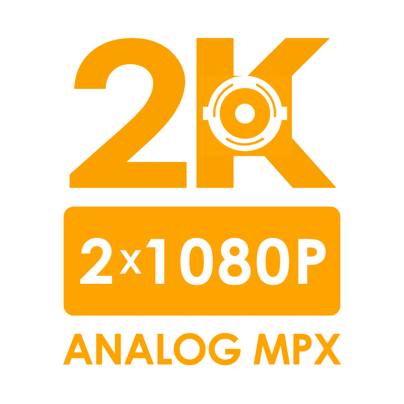 1080p security cameras use a 2mp image sensor